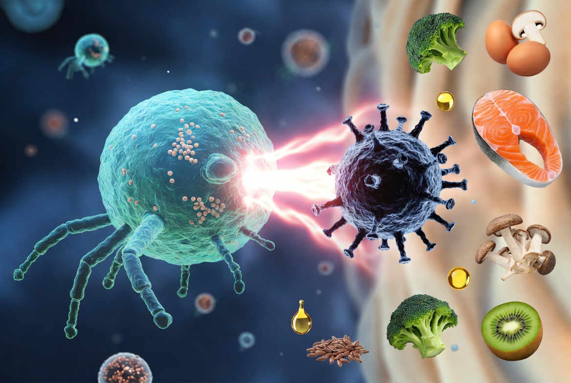 40代から低下するNK細胞を守る5大栄養素【最新研究】