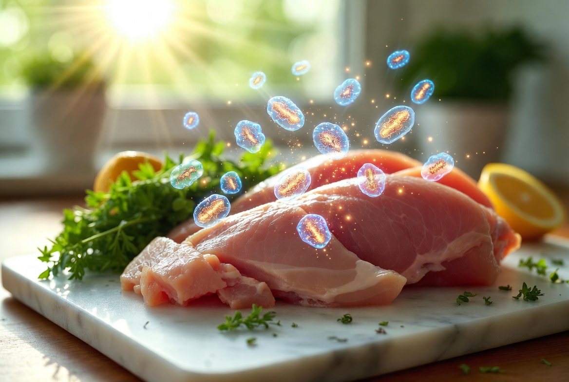 朝のダルさが消える！鶏むね肉100gのイミダペプチド