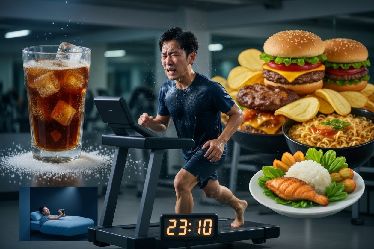 運動しても痩せない本当の原因は食習慣の3大ワナだった